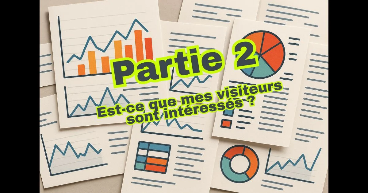 📈 Statistiques site web – Partie 2 : Est-ce que mes visiteurs sont intéressés ?