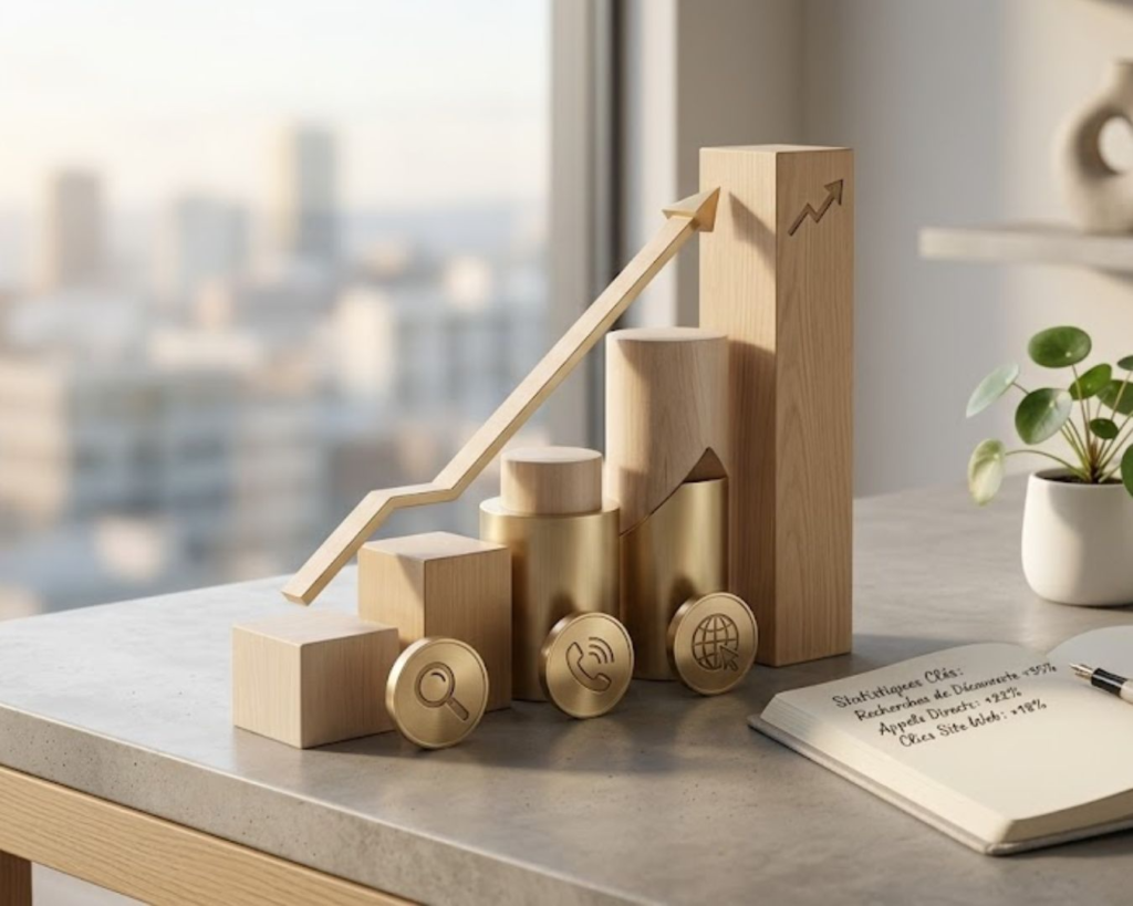 alphavidia statistiques de la fiche google business