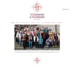 alphavidia creation du site pour l'association des tisserandes et tisserands de france